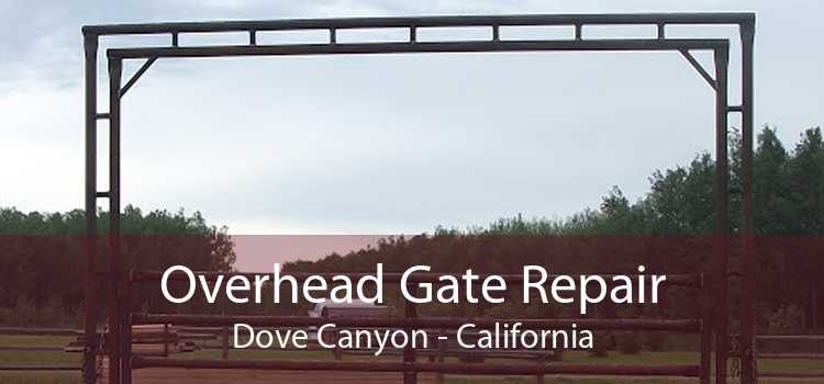 Overhead Gate Repair Dove Canyon - California